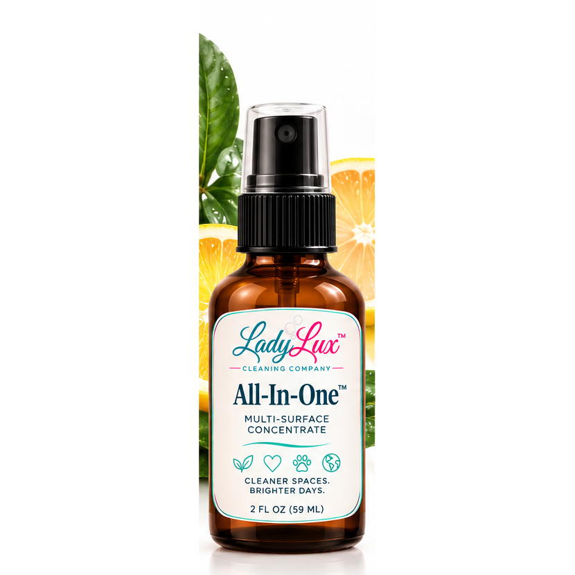 LuxClean All-In-One Refill Concentrate 2 oz bottle